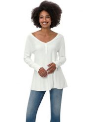 Heine Sweter w kolorze kremowym rozmiar: 36. Brązowe swetry klasyczne damskie Heine, bez kołnierzyka. Za 78.84 zł.