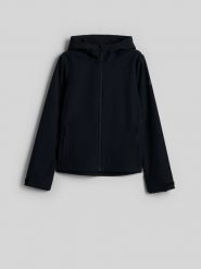 4F Kurtka softshell wiatroodporna membrana 5000 damska - czarna XXL. Czarne kurtki damskie 4F, l, bez wzorów, z softshellu, bez kaptura. Za 299.99 zł.