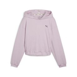 Bluza damska z kapturem Puma Studio Foundation. Fioletowe bluzy damskie Puma, l, bez wzorów, z kapturem. Za 214.75 zł.
