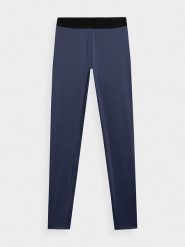 4F Legginsy sportowe w kolorze granatowym rozmiar: XL. Niebieskie legginsy damskie 4F, xl, bez wzorów, z materiału. Za 93.95 zł.