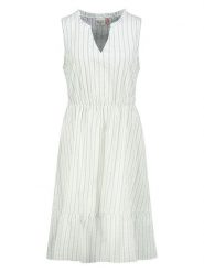 Sublevel Sukienka w kolorze biało-miętowym rozmiar: S. Zielone sukienki damskie Sublevel, bez wzorów, z bawełny, bez ramiączek. Za 82.99 zł.