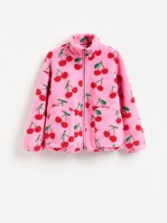 Kurtka z imitacji baranka - wielobarwny. Kurtki damskie Reserved, l, bez wzorów, z tkaniny, bez kaptura. Za 249.99 zł.