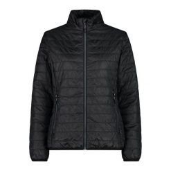 Damska kurtka puchowa CMP. Czarne kurtki sportowe damskie CMP, na zimę, bez wzorów, z puchu, bez kaptura. Za 349.40 zł.