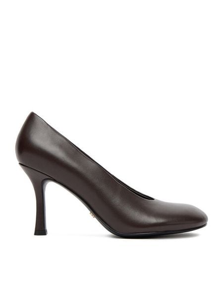 Gino Rossi Szpilki CEO-SEA-V1928-35-1 Brązowy. Brązowe szpilki damskie Gino Rossi, bez wzorów, ze skóry, bez obcasa, na szpilce, bez zapięcia. Za 159.99 zł.