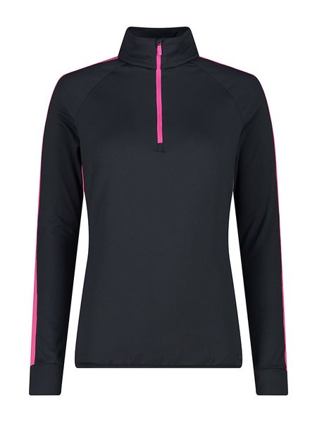 CMP Koszulka funkcyjna w kolorze czarnym rozmiar: 48. Czarne koszulki damskie CMP, bez wzorów, bez kołnierzyka, bez ramiączek. Za 149.66 zł.