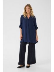 Cream Tunika w kolorze granatowym rozmiar: 36. Niebieskie tuniki damskie Cream, na co dzień, bez wzorów, bez kołnierzyka, bez ramiączek. Za 152.99 zł.