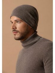 Perfect Cashmere Kaszmirowa czapka "June" w kolorze brązowym rozmiar: onesize. Brązowe czapki damskie Perfect Cashmere, bez wzorów, z kaszmiru. Za 143.99 zł.