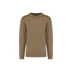 Bluza z okrągłym dekoltem Kariban. Brązowe bluzy damskie KARIBAN, m, bez wzorów, z bawełny, bez kaptura. Za 104.50 zł.