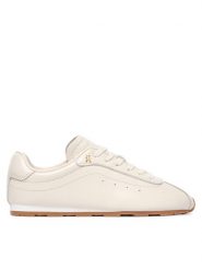 Tommy Hilfiger Sneakersy Bella Sneaker Leather FW0FW09495 Kremowy. Białe obuwie sportowe damskie Tommy Hilfiger, ze skóry, bez zapięcia. Za 449.99 zł.