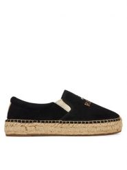 REPLAY Espadryle GWF22 .000.C0086T Czarny. Czarne espadryle damskie Replay, bez wzorów, z materiału, bez obcasa. Za 219.99 zł.