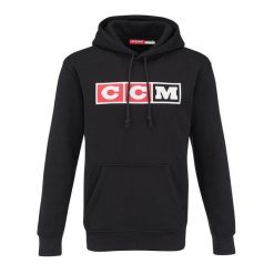 CCM - Bluza z kapturem Heritage 3 Block - Dorośli - Czarna - L. Czarne bluzy damskie CCM, na zimę, l, bez wzorów, z kapturem. Za 391.28 zł.