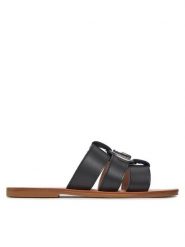 Liu Jo Klapki Saba 08 SA4119 P0102 Czarny. Czarne klapki damskie Liu Jo, bez wzorów, ze skóry, bez obcasa, bez zapięcia. Za 749.99 zł.