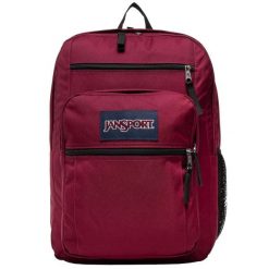 Plecak sportowo-turystyczny dla dorosłych Big Student Backpack pojemność 34 L. Czerwone plecaki Jansport, bez wzorów. Za 219.99 zł.