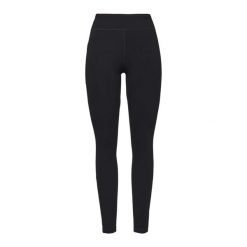 Damskie legginsy Black Diamond Session. Czarne legginsy damskie Black Diamond, bez wzorów. W wyprzedaży za 274.25 zł.
