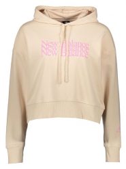 New Balance Bluza "Essentials Celebrate" w kolorze beżowym rozmiar: S. Brązowe bluzy damskie New Balance, s, bez wzorów, z kapturem. Za 131.74 zł.