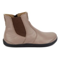 Olivier Damskie buty barefoot sztyblety z zamkiem ocieplane 1263 beżowe beżowy. Brązowe botki damskie ze skóry, biznesowe, bez obcasa, bez zapięcia. Za 529.52 zł.