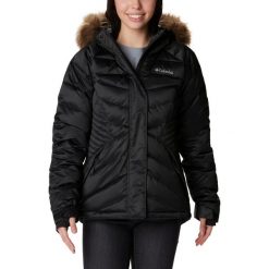 Kurtka puchowa damska Columbia Lay D Down III. Czarne kurtki damskie Columbia, xs, bez wzorów, z puchu, bez kaptura. Za 1,585.00 zł.