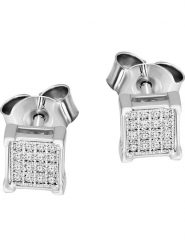 Vittoria Jewels Złote kolczyki-wkrętki z diamentami rozmiar: onesize. Szare kolczyki damskie Vittoria Jewels, z diamentem, złote. Za 1,261.99 zł.