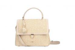 RIEKER H1606-60 beige, torebka, kuferek damski. Brązowe kuferki damskie Rieker, z materiału, bez dodatków. Za 174.93 zł.