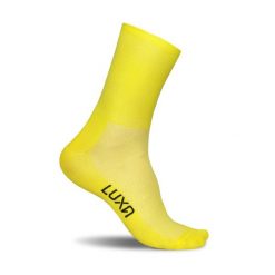 Skarpetki Rowerowe Unisex Luxa Classic. Brązowe skarpetki damskie LUXA, bez wzorów, z materiału. Za 49.90 zł.