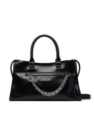 LOVE MOSCHINO Torebka JC4277PP0OK1100A Czarny. Czarne torebki klasyczne damskie Love Moschino, ze skóry, bez dodatków. Za 730.99 zł.