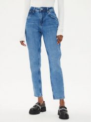 Pepe Jeans Jeansy Violet PL204176 Niebieski Mom Fit. Niebieskie jeansy damskie Pepe Jeans. Za 309.99 zł.