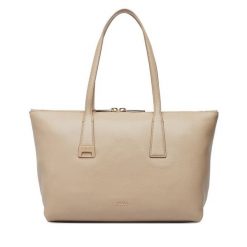 Torebka Furla. Brązowe shopper bag Furla, bez wzorów, bez dodatków. Za 1,529.00 zł.