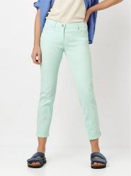 Toni Dżinsy - Slim fit - w kolorze miętowym rozmiar: W42. Zielone jeansy damskie Toni. Za 152.99 zł.