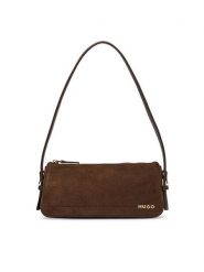 HUGO Torebka 50568127 Brązowy. Brązowe torebki klasyczne damskie Hugo, ze skóry, bez dodatków. Za 554.99 zł.