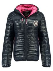 Geographical Norway Kurtka pikowana "Bambway" w kolorze granatowym rozmiar: L. Niebieskie kurtki damskie Geographical Norway, l, bez wzorów, bez kaptura. Za 153.71 zł.