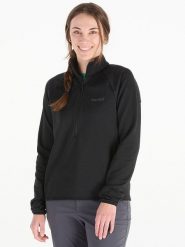 Marmot Bluza polarowa "Leconte" w kolorze czarnym rozmiar: S. Czarne bluzy damskie Marmot, s, bez wzorów, z materiału, bez kaptura. Za 189.29 zł.