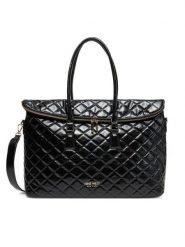 Nine West Torebka CEO-SOPHIA-LA374-4066 Czarny. Czarne shopper bag Nine West, bez wzorów, z materiału, bez dodatków. Za 299.99 zł.