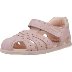 Sandały PABLOSKY 067070P Rose. Czerwone sandały damskie Pablosky, bez wzorów, ze skóry, bez obcasa, bez zapięcia. Za 258.99 zł.