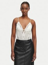 Patrizia Pepe Body 2I0143/A602-W146 Biały. Białe body i gorsety Patrizia Pepe, bez wzorów, z syntetyku. Za 639.99 zł.
