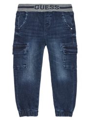 Guess Jeansy N5YA07 D46T0 Granatowy Regular Fit. Niebieskie jeansy chłopięce Guess, z bawełny. Za 169.99 zł.