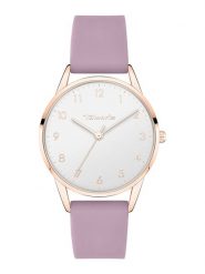 Tamaris Zegarek kwarcowy w kolorze różowozłoto-fioletowo-białym rozmiar: onesize. Różowe, analogowe zegarki damskie Tamaris, metalowe. Za 130.99 zł.