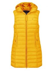 ANAPURNA Kamizelka pikowana "Vakitalana Long" w kolorze żółtym rozmiar: S. Żółte kamizelki damskie ANAPURNA, s, bez wzorów, bez kaptura. Za 130.99 zł.