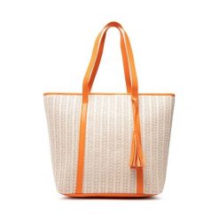 Torebka DeeZee. Brązowe shopper bag DeeZee, bez wzorów, bez dodatków. Za 83.98 zł.