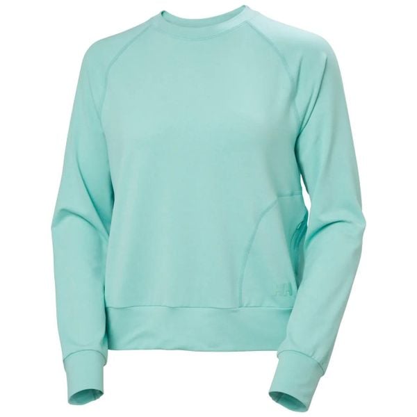 Bluza damska Helly Hansen Tyri. Niebieskie bluzy damskie Helly Hansen, m, bez wzorów, z elastanu, bez kaptura. Za 367.50 zł.