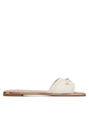 Aldo Klapki Alamassi 13804515 Biały. Białe klapki damskie ALDO, bez wzorów, ze skóry, bez obcasa, bez zapięcia. Za 229.99 zł.