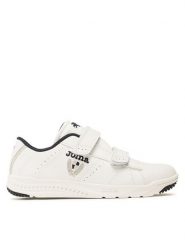 Joma Sneakersy W.Play Jr 2333 WPLAYW2333V Biały. Białe buty sportowe chłopięce Joma, ze skóry, bez zapięcia. Za 99.99 zł.