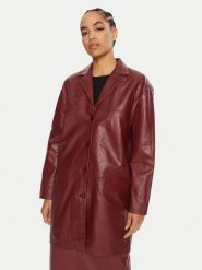 2NDDAY Marynarka Harrison 2245515672 Czerwony Oversize. Czerwone marynarki i żakiety damskie 2NDDAY, bez wzorów, ze skóry. Za 1,509.00 zł.