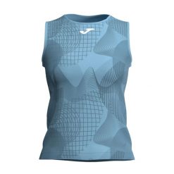 Tank top tenisowy damski Joma Challenge. Niebieskie koszulki sportowe damskie Joma, xl, bez wzorów, bez ramiączek, tenisowe. Za 119.99 zł.
