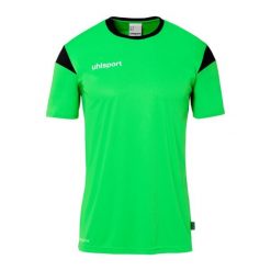 Koszulka Uhlsport Squad 27. Czarne bluzki damskie Uhlsport, l, bez wzorów, z dżerseju, sportowe, bez kołnierzyka, bez ramiączek. Za 122.50 zł.