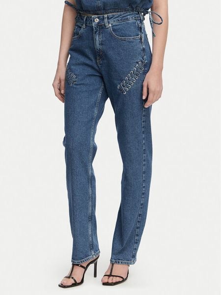 Karl Lagerfeld Jeans Jeansy B2W10086 Niebieski Straight Fit. Niebieskie jeansy damskie Karl Lagerfeld Jeans. Za 627.99 zł.
