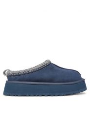 Ugg Kapcie W Tazz 1122553 Niebieski. Niebieskie kapcie damskie Ugg, ze skóry. Za 549.99 zł.