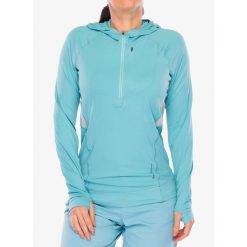 Bluza z kapturem damska Black Diamond Alpenglow Pro Hoody. Niebieskie bluzy damskie Black Diamond, bez wzorów, z kapturem. Za 335.99 zł.