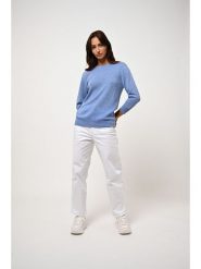 AUTHENTIC CASHMERE Kaszmirowy sweter "Estaris" w kolorze błękitnym rozmiar: S. Niebieskie swetry klasyczne damskie AUTHENTIC CASHMERE, s, z kaszmiru, bez kołnierzyka. Za 243.84 zł.
