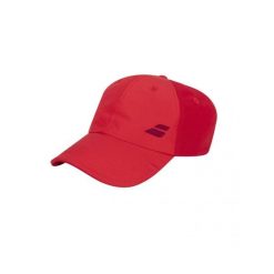 Czapka tenisowa unisex Babolat Basic Logo Cap. Czerwone czapki damskie BABOLAT, bez wzorów. Za 60.00 zł.