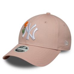 Czapka z daszkiem New Era. Czerwone czapki z daszkiem damskie New Era, bez wzorów. Za 129.99 zł.